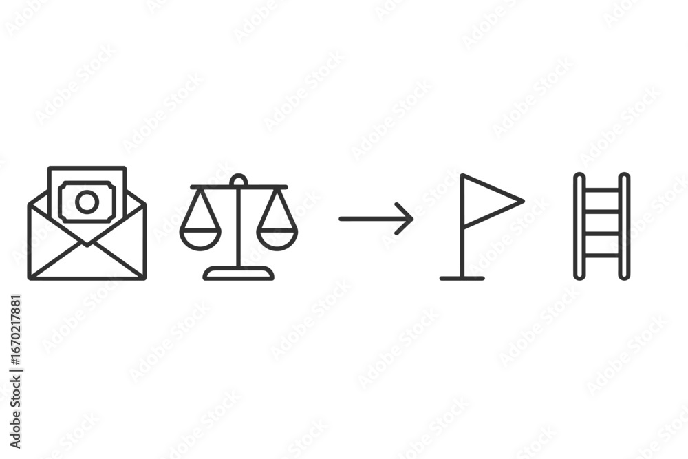 Vector illustration of legal concepts used in communication Vector illustration of legal concepts used in communication