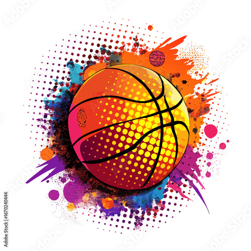 basketball background vector illustration