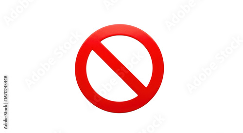 Free Download Red prohibition sign isolated on transparent background - GFXLoad