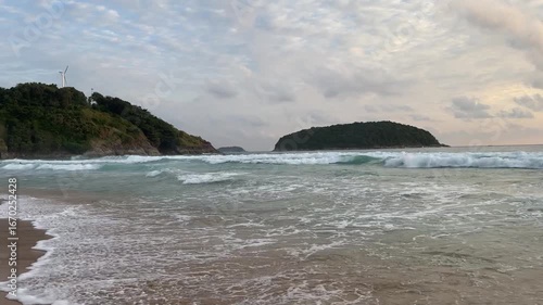 beach, sea, ocean, coast, water, sand, sky, landscape, waves, nature, coastline, island, summer, rocks, wave, rock, clouds, shore, surf, travel, vacation, australia, sun, cliff, bay