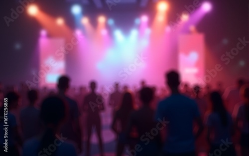 Wallpaper Mural abstract blurred event with people for background. High quality Torontodigital.ca
