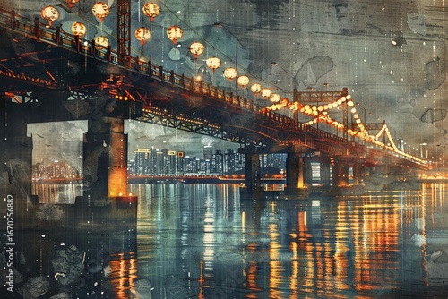 bridge at night