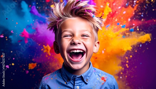 boy happy