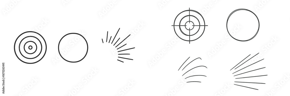 Creative geometric shapes and lines represent dynamic elements in a minimalist design Creative geometric shapes and lines represent dynamic elements in a minimalist design