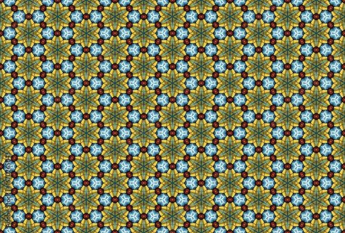 Seamless Luxury Graphic Textile Art Template Perspective Design Decoration Tile Texture Symmetric Endless Fashion Background Cloth Geometric Digital Shape Wallpaper Visual Interior Fabric Pattern.