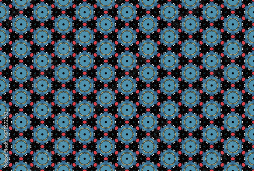 Seamless Luxury Graphic Textile Art Template Perspective Design Decoration Tile Texture Symmetric Endless Fashion Background Cloth Geometric Digital Shape Wallpaper Visual Interior Fabric Pattern.