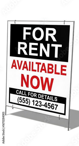 Yard sign for rent