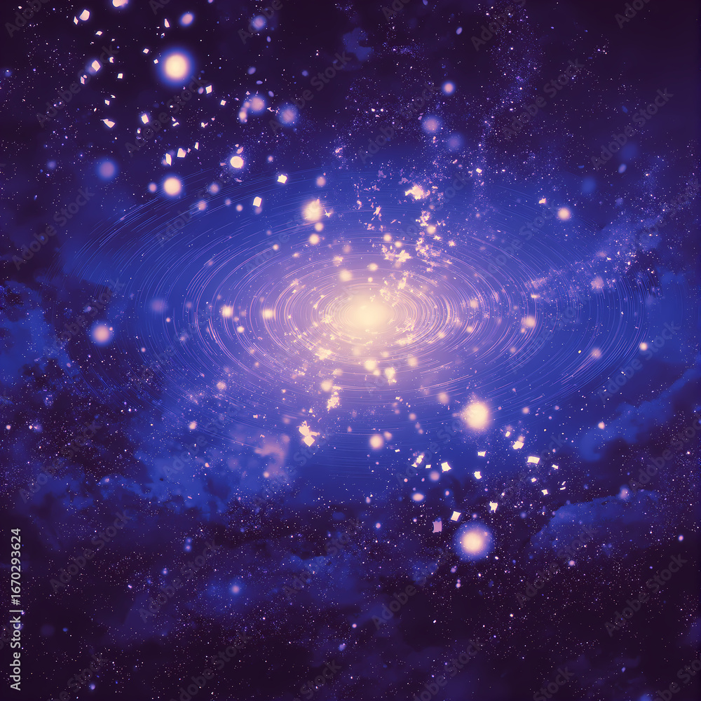 Obraz premium space galaxy background