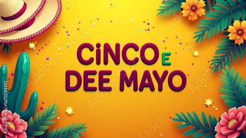 Vibrant 5 de Mayo Promotional Artwork: Creative Digital Art Meets Festive Design for Event Marketing, Cultural Brand Identity, and Eye-Catching Visuals with Empty Space