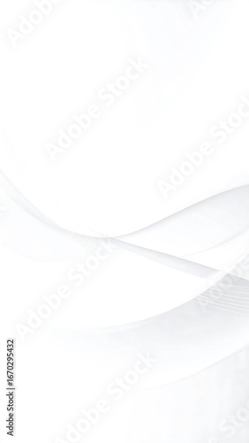 Smooth white abstract waves