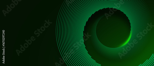 Gradient abstract green background, technology hi-tech futuristic template