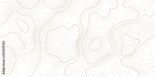 Seamless abstract topographical map with lines of the deep sea.
