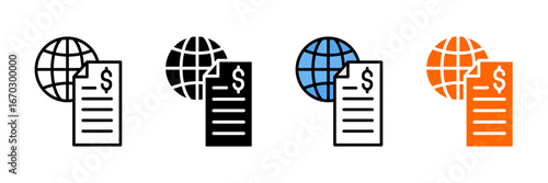  Import Goods Icon Set Multiple Style Collection Cargo Ship, Shipping Container, Customs Office, Freight Truck, Warehouse Storage, Air Cargo Plane, Port Crane, Shipping Box, Customs Declaration, Globa