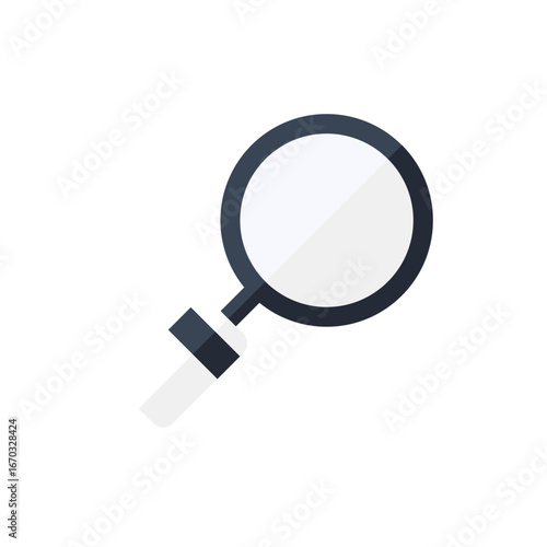 magnifying glass isolated on white