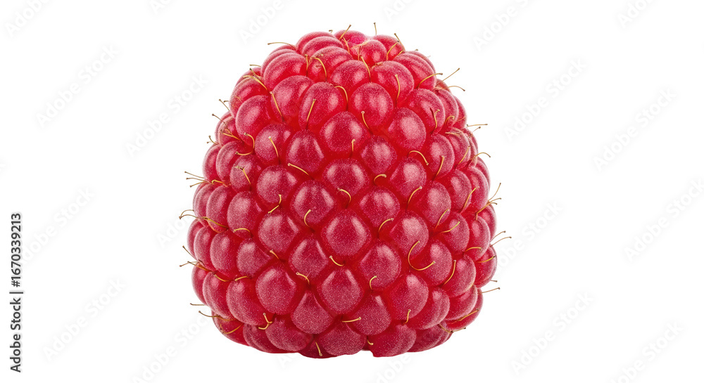 Isolated fresh raspberry Isolated fresh raspberry