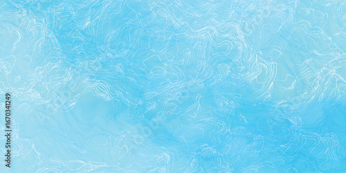 Water ripple top view textured seamless pattern design. Sun light reflection top view swimming pool, ocean, and sea background