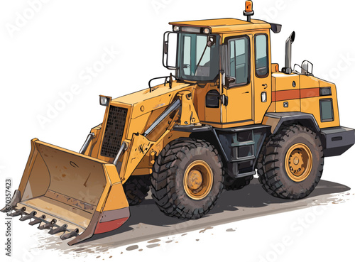 simple large construction vehicle silhouette simplified side view vector set on transparent background	