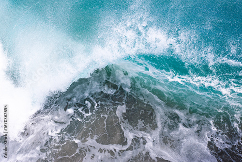 waves on the beach