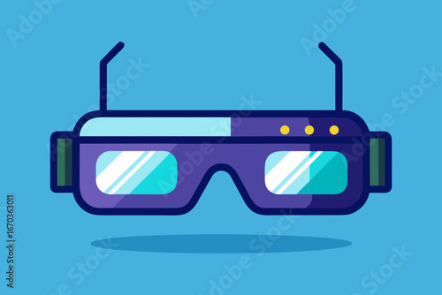 smart glasses augmented reality futuristic