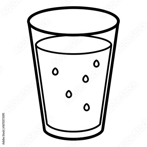 “Glass of fresh orange juice with condensation drops, isolated”