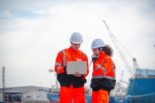 Port and Harbor Engineers are planning the construction of harbors and other marine facilities.
