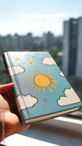 Creative stationery with teal and gold theme