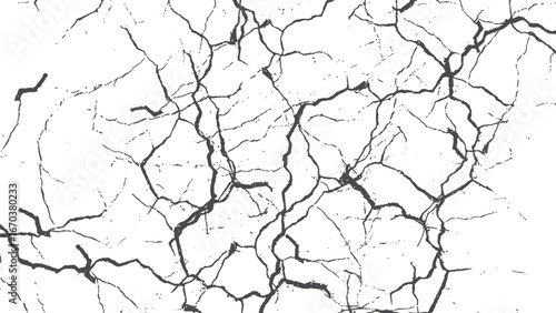 Granite abstract cracked lightning background texture. White plaster cracked old wall vintage design. 
