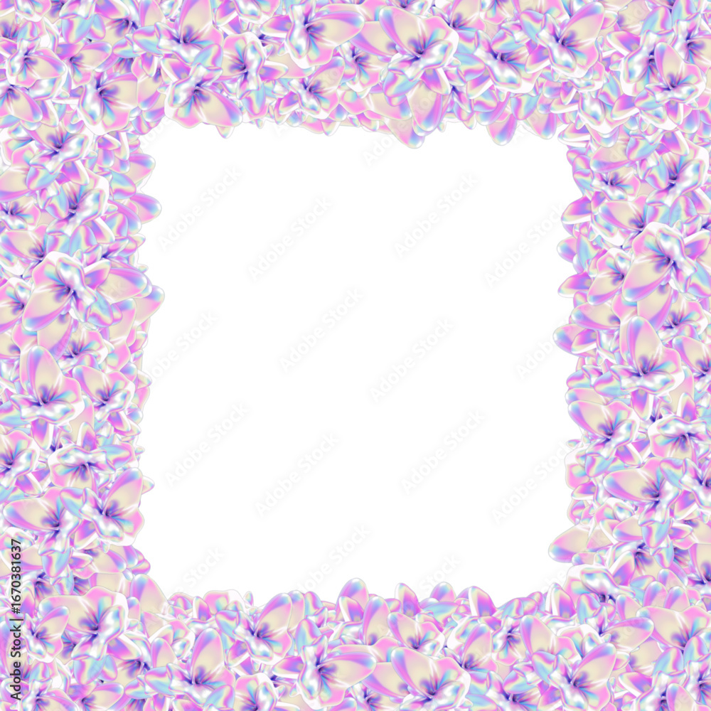 3D Holographic Blob frame 3D Holographic Blob frame