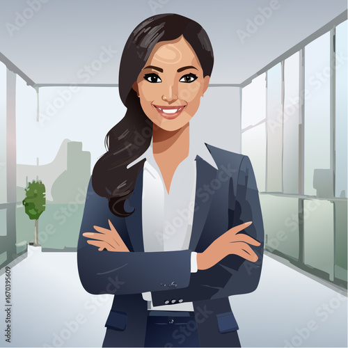 握手と会議で進むビジネスチーム — 企業向けコーポレートイラスト（Web・LinkedIn・プレゼン・ブローシャー用）