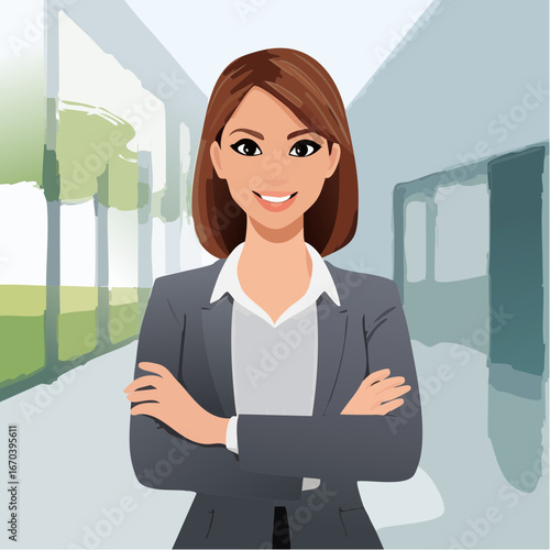 握手と会議で進むビジネスチーム — 企業向けコーポレートイラスト（Web・LinkedIn・プレゼン・ブローシャー用）