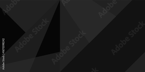 Black white dark gray silver abstract pattern background. Geometric shape. Line triangle angle fold polygon diamond 3D. Gradient. Rough grain noise. Light shadow. Matte shimmer. Design. Minimum.