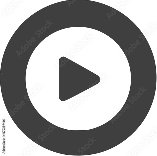 Play Icon, Play Button, Media Control Symbol