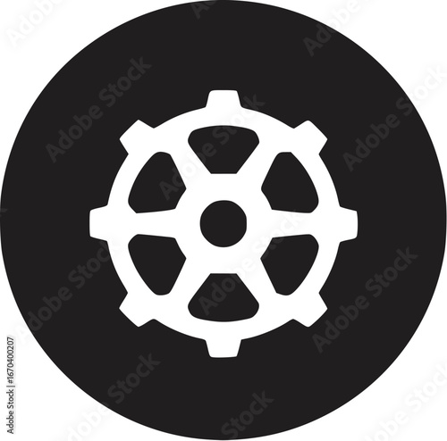 Settings Icon Gear Design (설정 아이콘 기어 디자인)