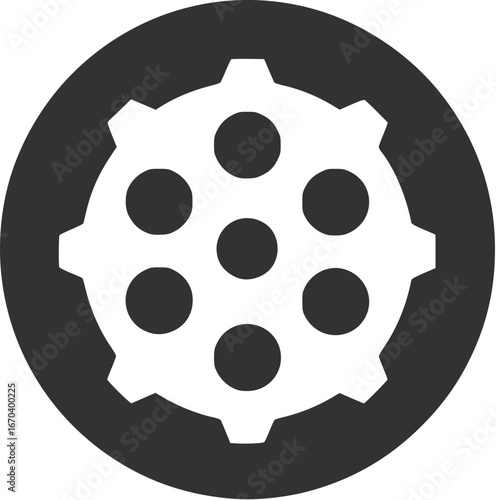 Settings Icon Gear Design (설정 아이콘 기어 디자인)