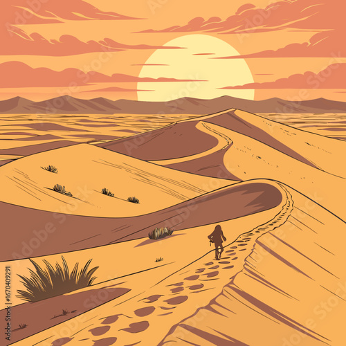 desert landscape with desert
