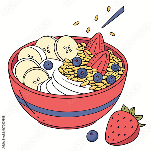 illustration of a cake