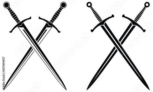 two crossed swords