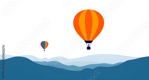 hot air balloon artwork, vintage aerostat vector, classic balloon illustration, steampunk balloon design, balloon adventure scene, balloon over mountains, balloon desert scene, balloon sunrise vector,