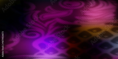 A horizontal banner of gray boxes blocks with a geometric background. modern