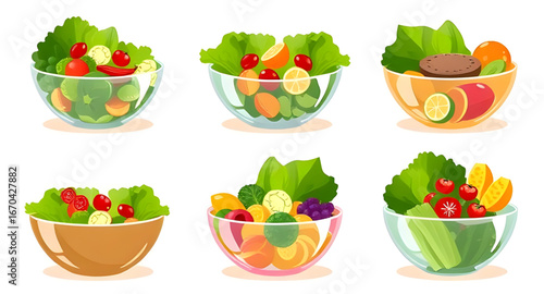 mixed salad cartoon, green salad vector, cartoon vegetable bowl, salad doodle, bowl of veggies cartoon, healthy eating cartoon, salad icon, salad flat design, salad with fork cartoon, cartoon lettuce,