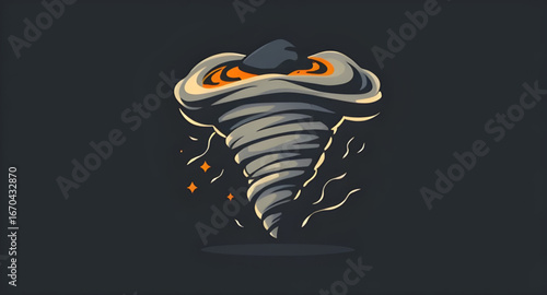 storm vector art, cyclone silhouette, rotating wind icon, natural disaster icon, weather hazard icon, storm warning icon, cyclone swirl vector, cyclone logo design, stormy wind icon, climate change ic