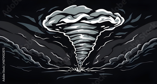 cyclone flat icon, storm vector art, cyclone silhouette, rotating wind icon, natural disaster icon, weather hazard icon, storm warning icon, cyclone swirl vector, cyclone logo design, stormy wind icon