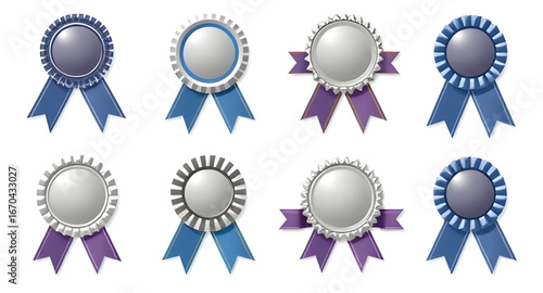 award, badge, set, emblem, medal, ribbon, label, seal, honor, achievement, trophy, winner, premium, quality, certification, stamp, vector, icon, illustration, reward, symbol, design, gold, silver, bro