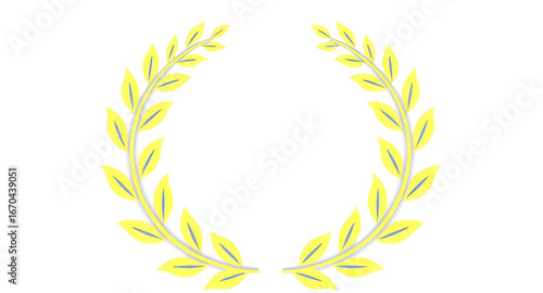 golden laurel emblem, luxury victory wreath, premium gold crown wreath, golden award frame, laurel wreath clipart, honor wreath gold, shiny gold wreath vector, elegant laurel award, gold branch wreath