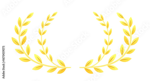 golden laurel emblem, luxury victory wreath, premium gold crown wreath, golden award frame, laurel wreath clipart, honor wreath gold, shiny gold wreath vector, elegant laurel award, gold branch wreath