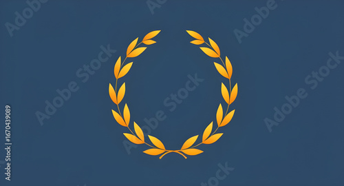 gold laurel wreath, golden wreath vector, victory wreath, award laurel wreath, champion wreath, gold badge wreath, honor wreath emblem, premium laurel vector, luxury wreath design, achievement wreath 