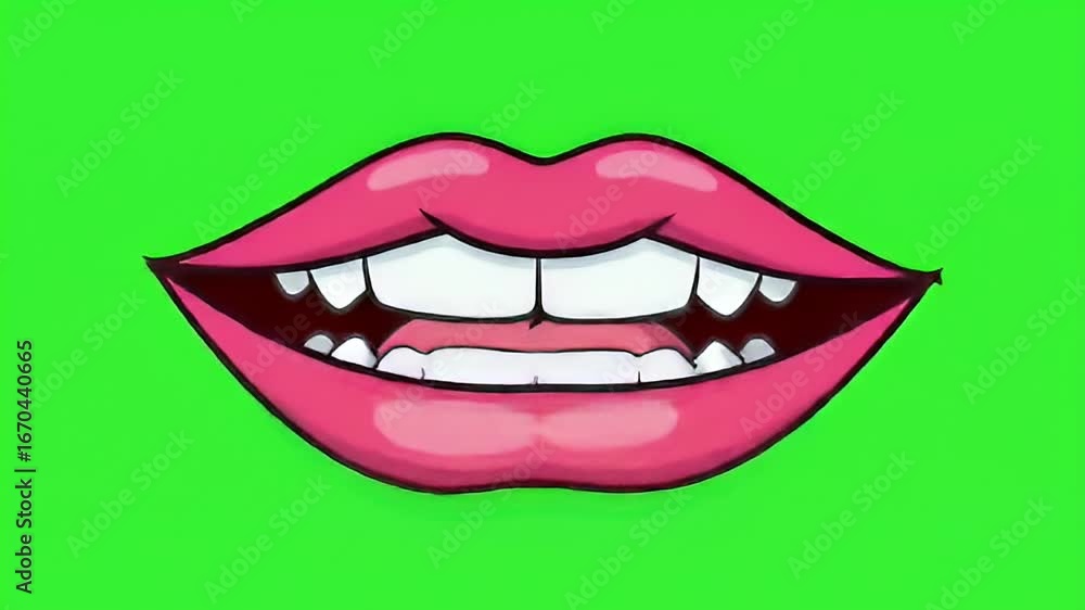 Talking Lips Green Screen | Mouth Speech Animation Talking Lips Green Screen | Mouth Speech Animation