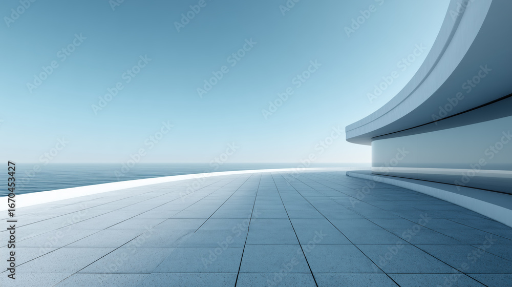 Obraz premium Minimalist White Architecture