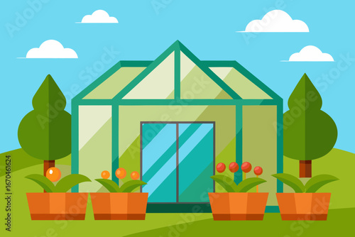 house in the garden
