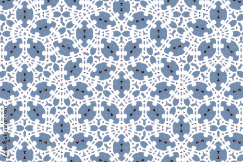 Seamless Perspective Template Background Art Luxury Tile Texture Cloth Fabric Geometric Graphic Digital Symmetric Endless Design Wallpaper Fashion Interior Visual Textile Decoration Shape Pattern.